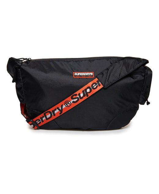 Bandolera lisa ultraligera Superdry Black