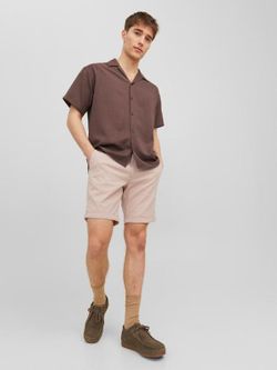 Bermuda 5 bolsillos con micro muestra Jack & Jones Malva