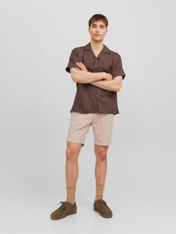 Bermuda 5 bolsillos con micro muestra Jack & Jones Malva