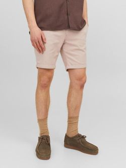 Bermuda 5 bolsillos con micro muestra Jack & Jones Malva