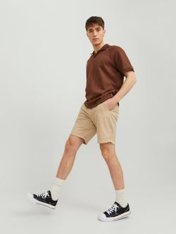 Bermuda 5 bolsillos con micro muestra Jack & Jones Sand