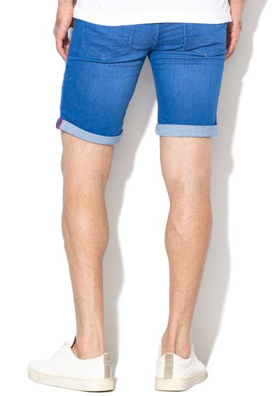 Bermuda 5 Taschen elastische Blend Of America Denim Blue Farbe