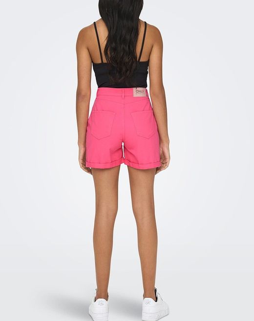 Bermuda 5 bolsillos Mom fit Only Candy Rose