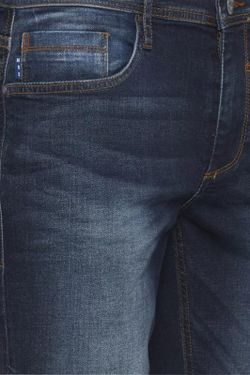Bermuda 5 bolsillos tejano oscuro Blend Of America Denim Darkblue