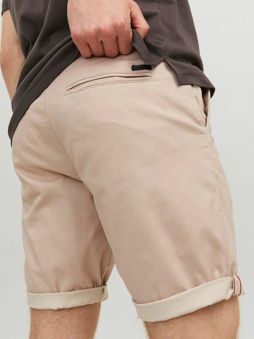 Bermuda algodón con micro muestra Jack & Jones Malva
