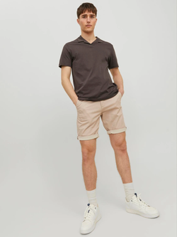 Bermuda algodón con micro muestra Jack & Jones Malva