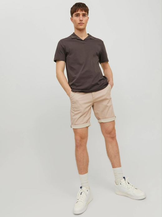 Bermuda algodón con micro muestra Jack & Jones Malva
