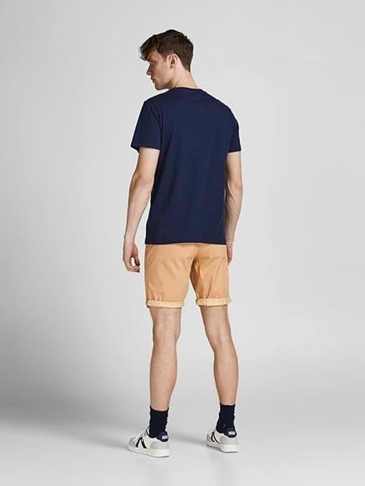 Bermuda algodón con microestampado geométrico Jack & Jones Dry Sand