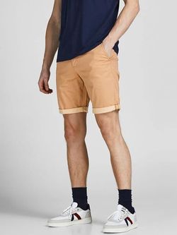 Bermuda algodón con microestampado geométrico Jack & Jones Dry Sand