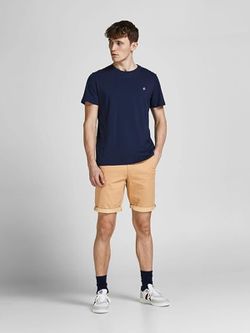 Bermuda algodón con microestampado geométrico Jack & Jones Dry Sand