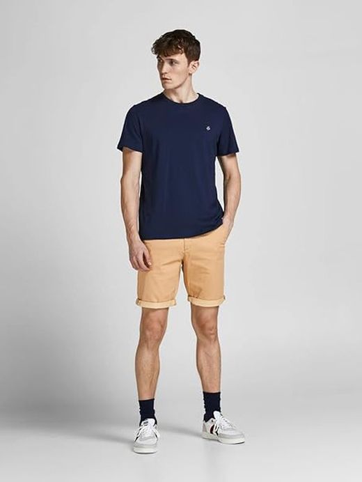 Bermuda algodón con microestampado geométrico Jack & Jones Dry Sand