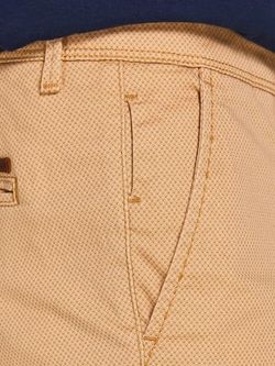 Bermuda algodón con microestampado geométrico Jack & Jones Dry Sand