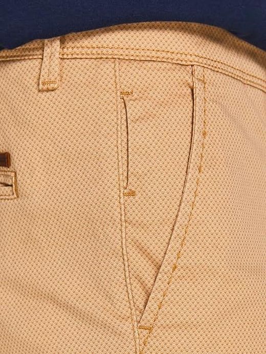 Bermuda algodón con microestampado geométrico Jack & Jones Dry Sand