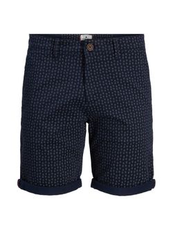 Bermuda algodón con muestra espiga Jack & Jones Navy Blazer 1