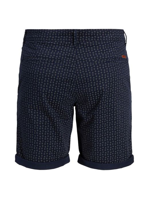 Bermuda algodón con muestra espiga Jack & Jones Navy Blazer 1