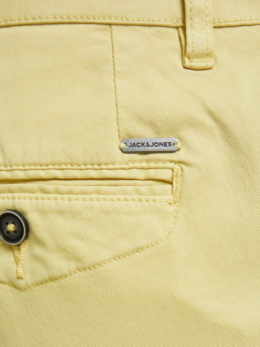 Bermuda algodón desgastada Jack & Jones Yellow