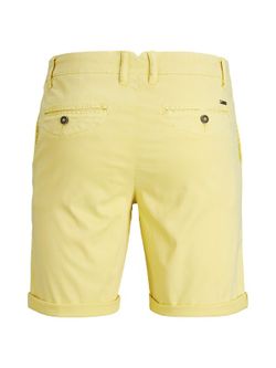 Bermuda algodón desgastada Jack & Jones Yellow