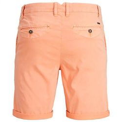 Bermuda algodón desgtastada Jack & Jones Coral