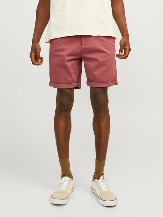 Bermuda básica algodón Jack & Jones Roan Rouge