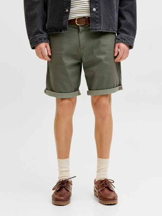 Bermuda básica con micro muestra Jack & Jones Olive Night