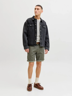 Bermuda básica con micro muestra Jack & Jones Olive Night