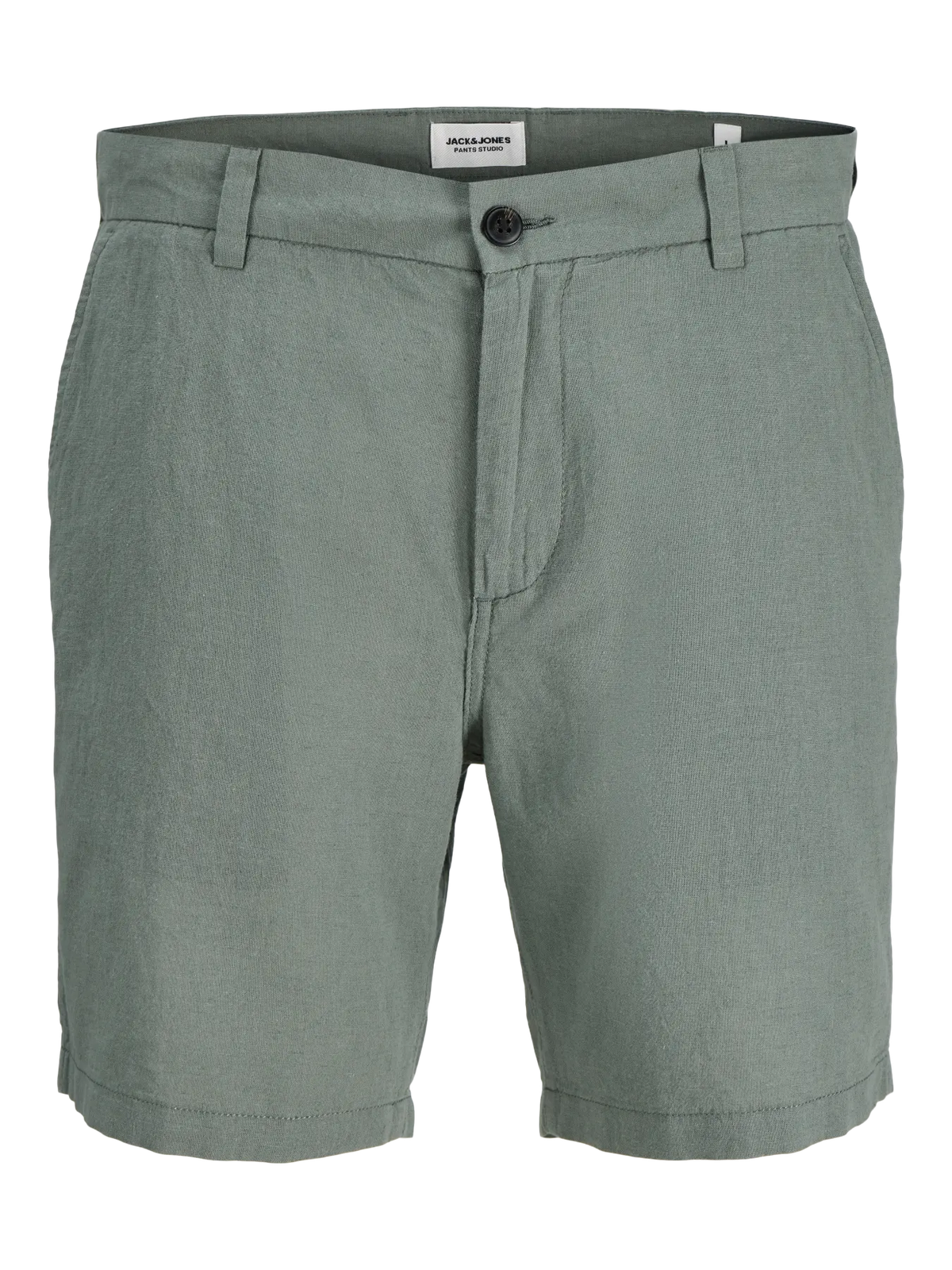 Bermuda básica lino Jack & Jones Agave Green