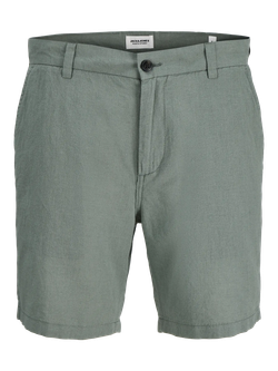 Bermuda básica lino Jack & Jones Agave Green