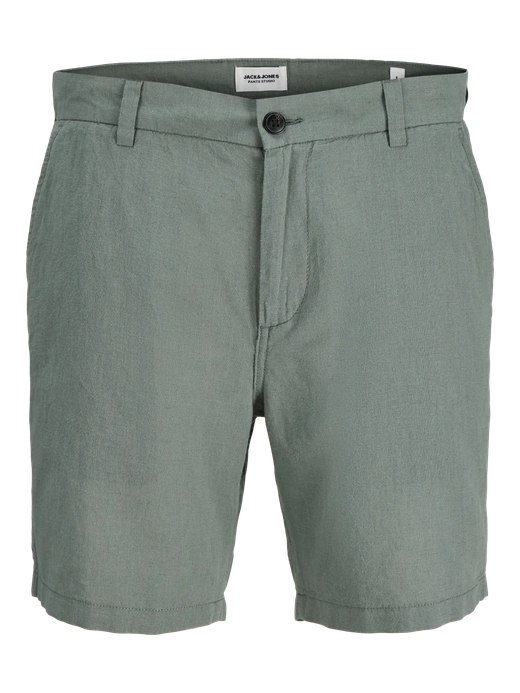 Bermuda básica lino Jack & Jones Agave Green