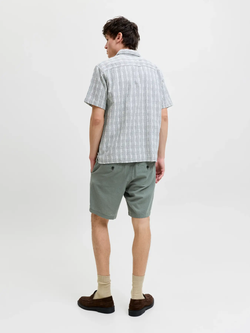 Bermuda básica lino Jack & Jones Agave Green