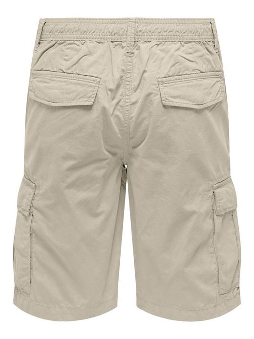 Bermuda cargo con goma y cordón Only & Sons Moonscape