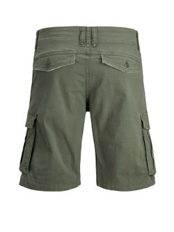 Bermuda cargo de aspecto desgastado Jack & Jones Dusty Olive