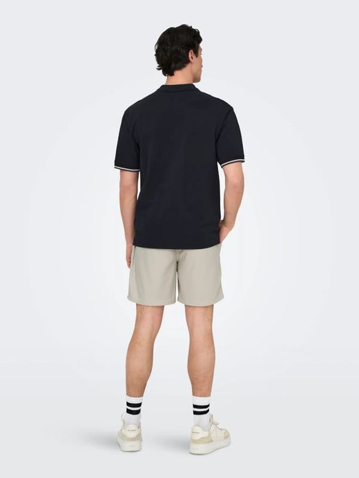 Bermuda chándal con rayado relieve Only & Sons Moonstruck
