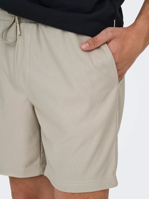 Bermuda chándal con rayado relieve Only & Sons Moonstruck