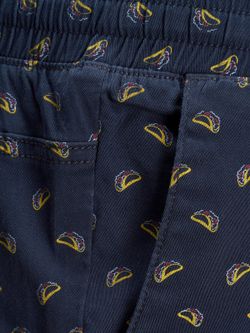 Bermuda con dibujos tacos Jack & Jones Navy Blazer