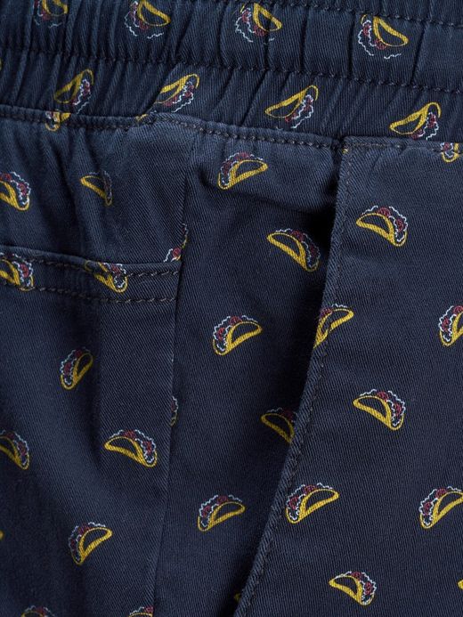 Bermuda con dibujos tacos Jack & Jones Navy Blazer