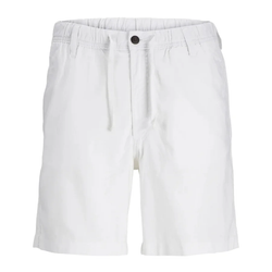 Bermuda con goma y cordón Jack & Jones White