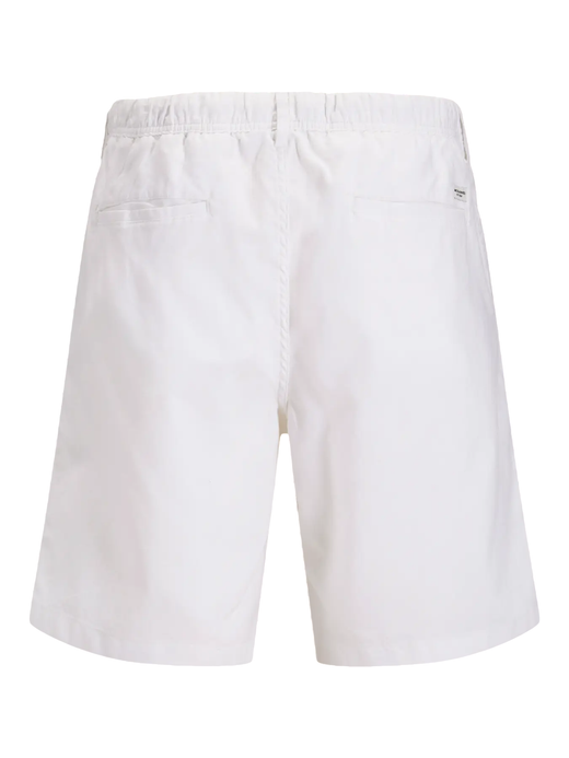 Bermuda con goma y cordón Jack & Jones White