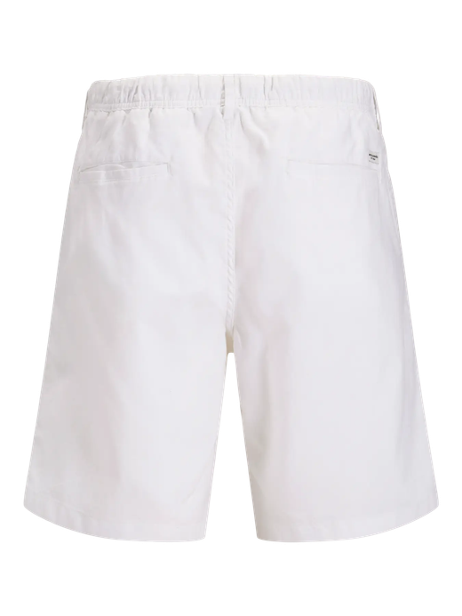 Bermuda con goma y cordón Jack & Jones White