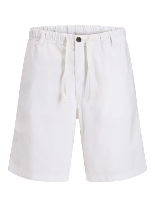 Bermuda con goma y cordón Jack & Jones White
