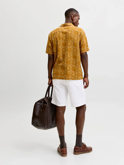 Bermuda con goma y cordón Jack & Jones White