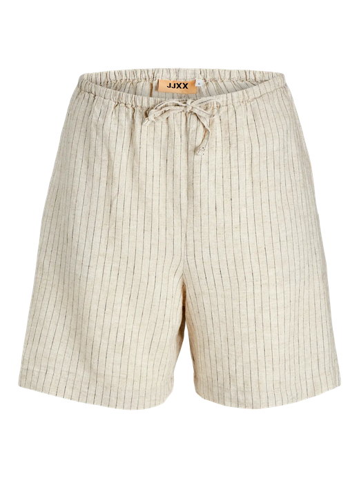Bermuda con goma y cordón rayas diplomáticas Jjxx Feather Gray