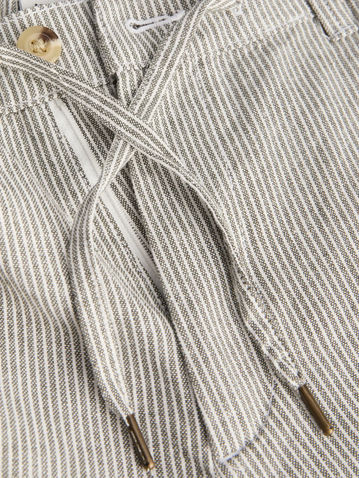 Bermuda con goma y cordón rayas Jack & Jones Cloud Dancer