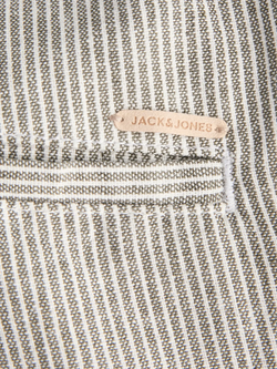 Bermuda con goma y cordón rayas Jack & Jones Cloud Dancer