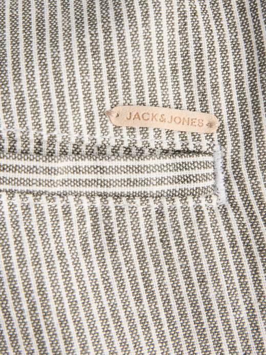 Bermuda con goma y cordón rayas Jack & Jones Cloud Dancer