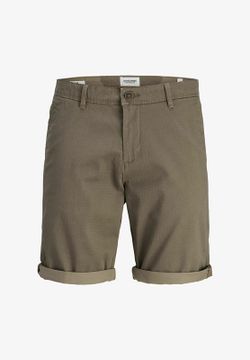 Bermuda de 5 bolsillos con micro diagonal Jack & Jones Beige