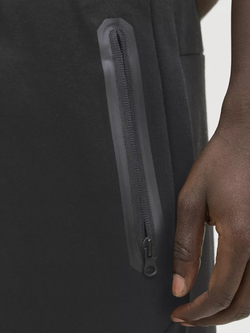 Bermuda de chándal con bolsillos cremalleras Jack & Jones Black