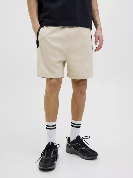 Bermuda de chándal con bolsillos cremalleras Jack & Jones Moonbean