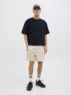 Bermuda de chándal con bolsillos cremalleras Jack & Jones Moonbean