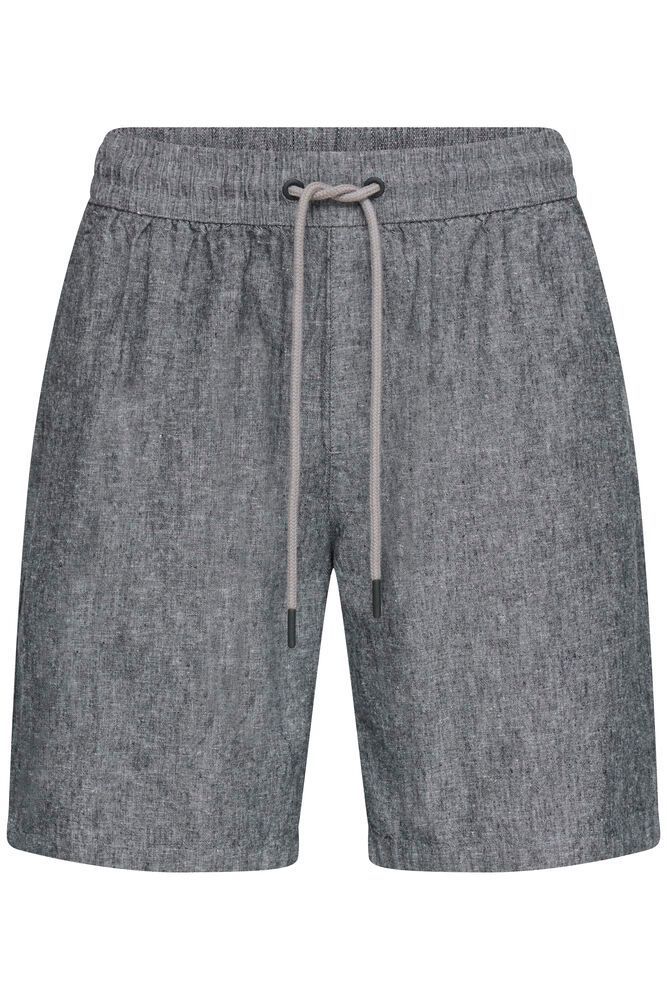 Bermuda de lino con goma y cordón Blend Of America Navy 4XL