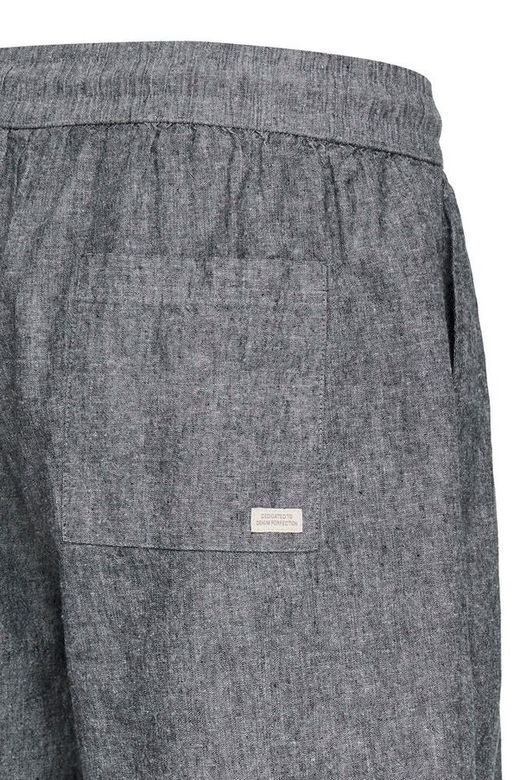 Bermuda de lino con goma y cordón Blend Of America Navy